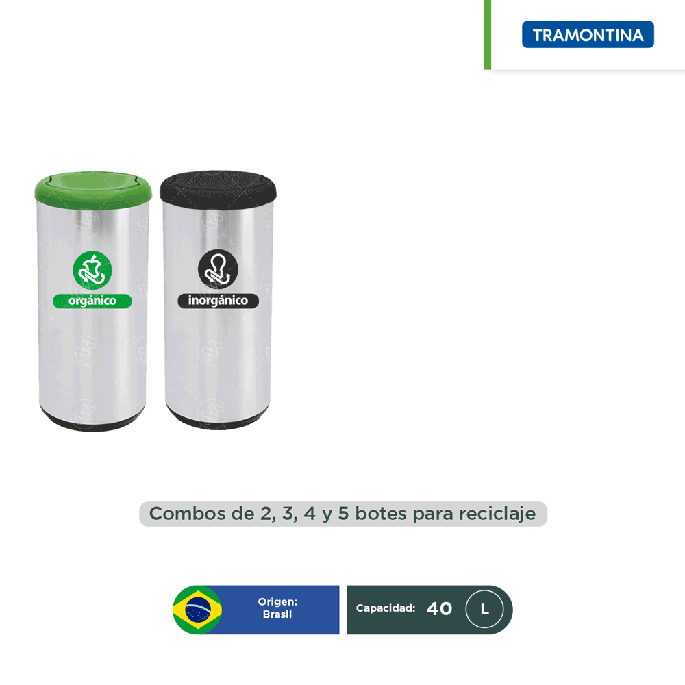 combo eco botes de basura tapa vaiven tramontina 40 l vistas 001