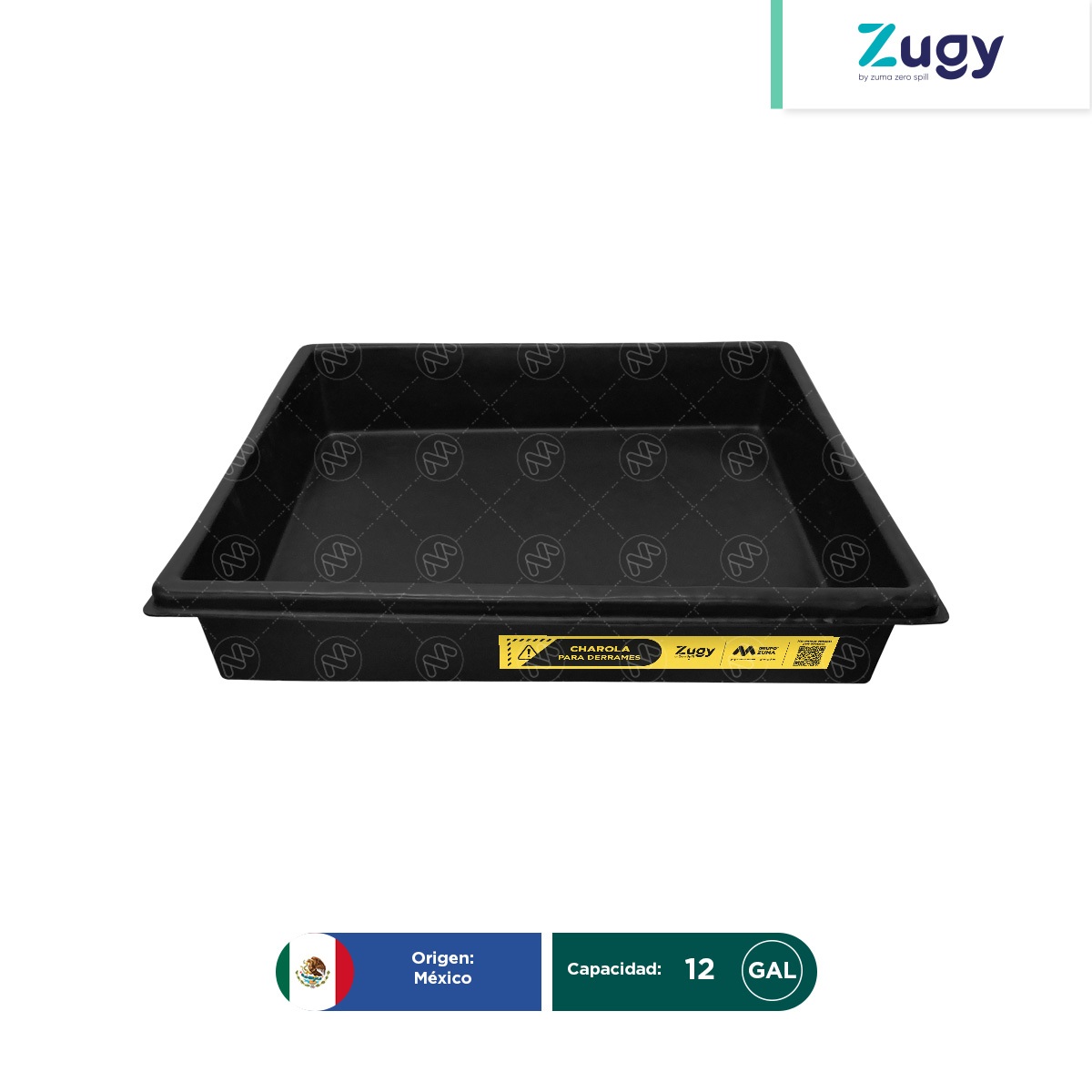 Charola para derrames 58x66x12 cm Zugy 12 Gal